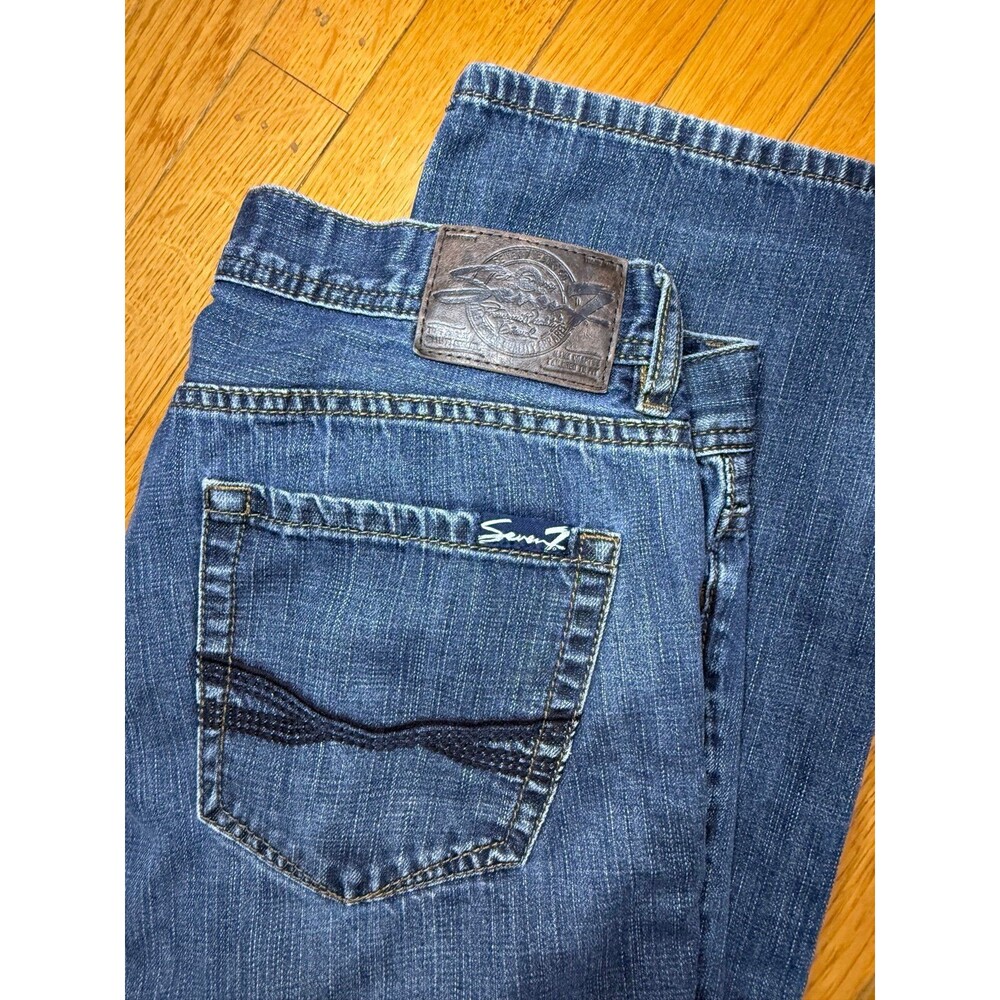 Vintage Seven7 Men's Straight‎ Fit Jeans 34x30